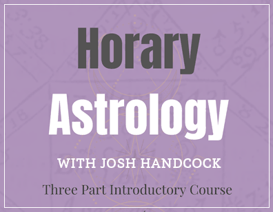 Josh Handcock Horary Astrology